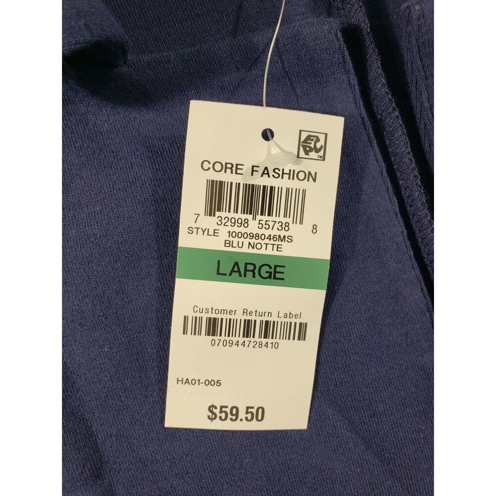 Maison Jules Blazer Women's Large Blue Professional Workwear Jacket Stretch NWT - Picture 4 of 11